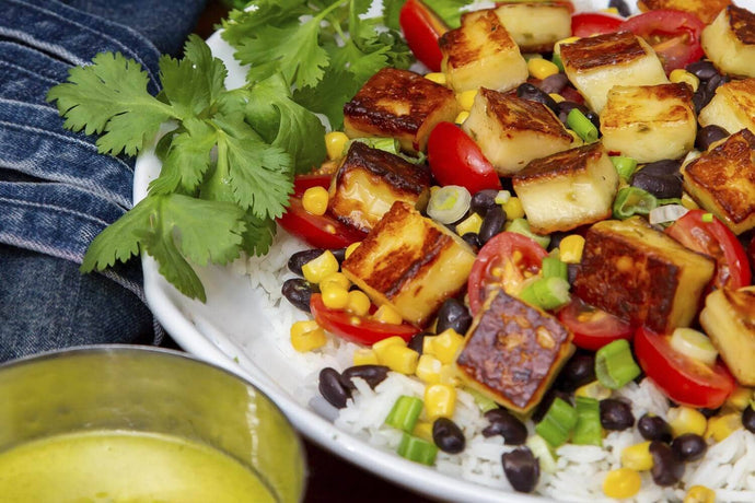 Cheesy Southwestern Comfort Bowl