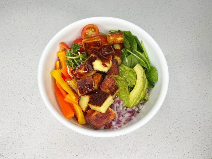 Cheese & Veggie Keto Grain Bowl