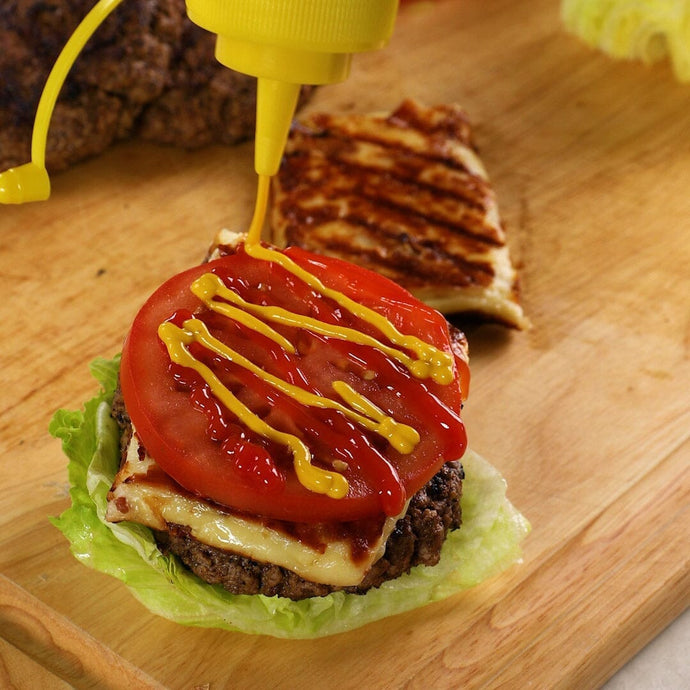 Protein-Style Bacon Cheeseburger