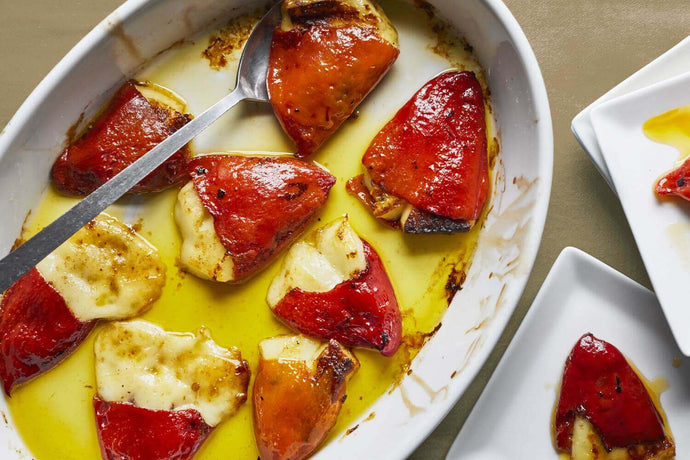 Cheese-Stuffed Roasted Peppers