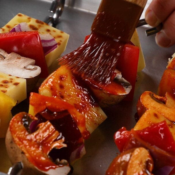 Baked Cheese Korean BBQ Skewers